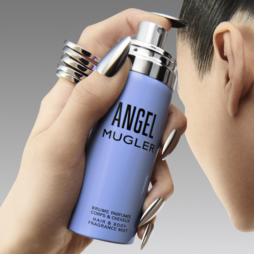 Mugler Angel packaging with star emblem inspires daily ritual