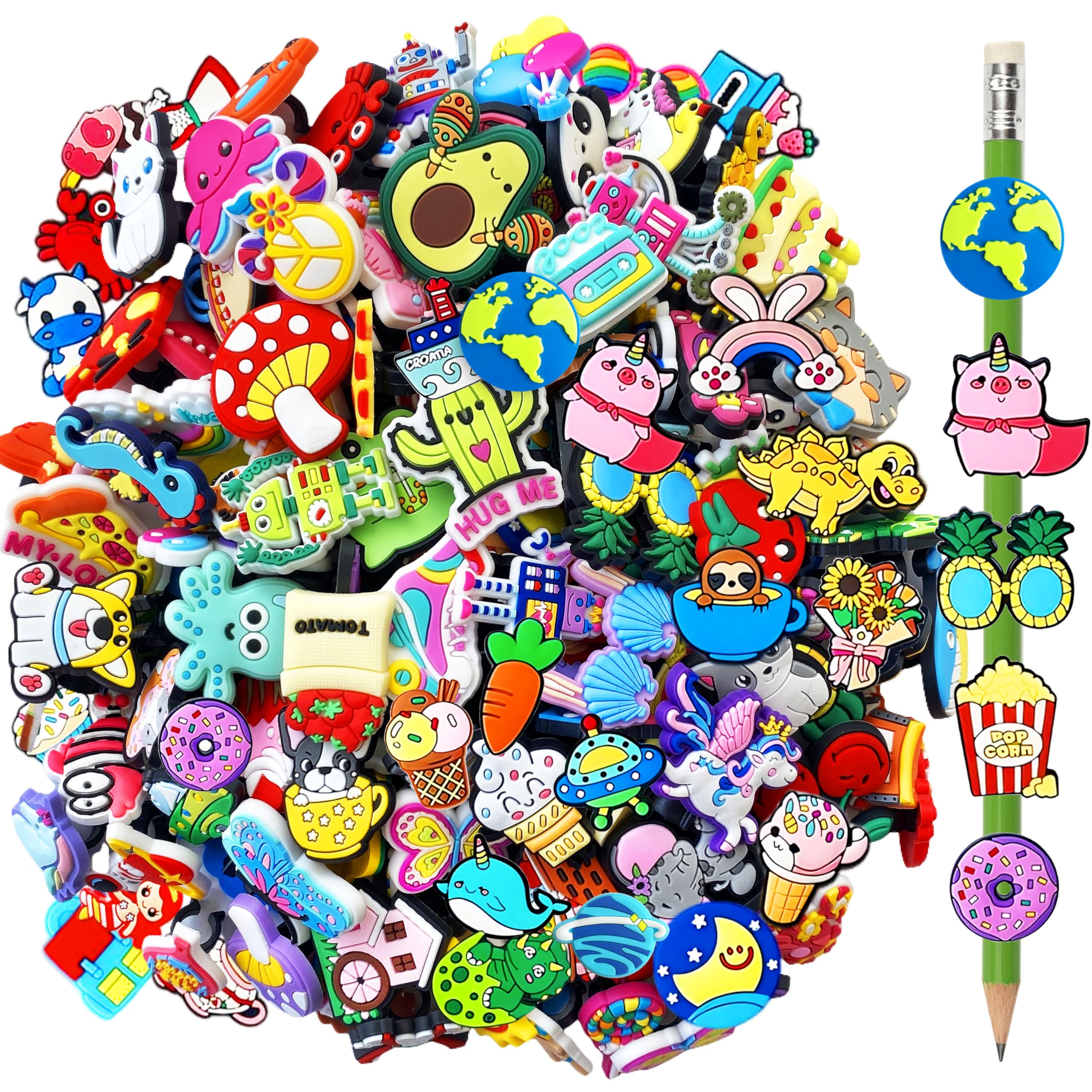 Muiyaneq cute pencil topper animal set adds playful charm to pencils for classroom use
