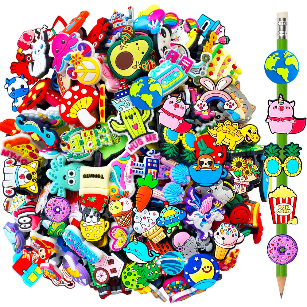 Muiyaneq cute pencil topper animal set adds playful charm to pencils for classroom use