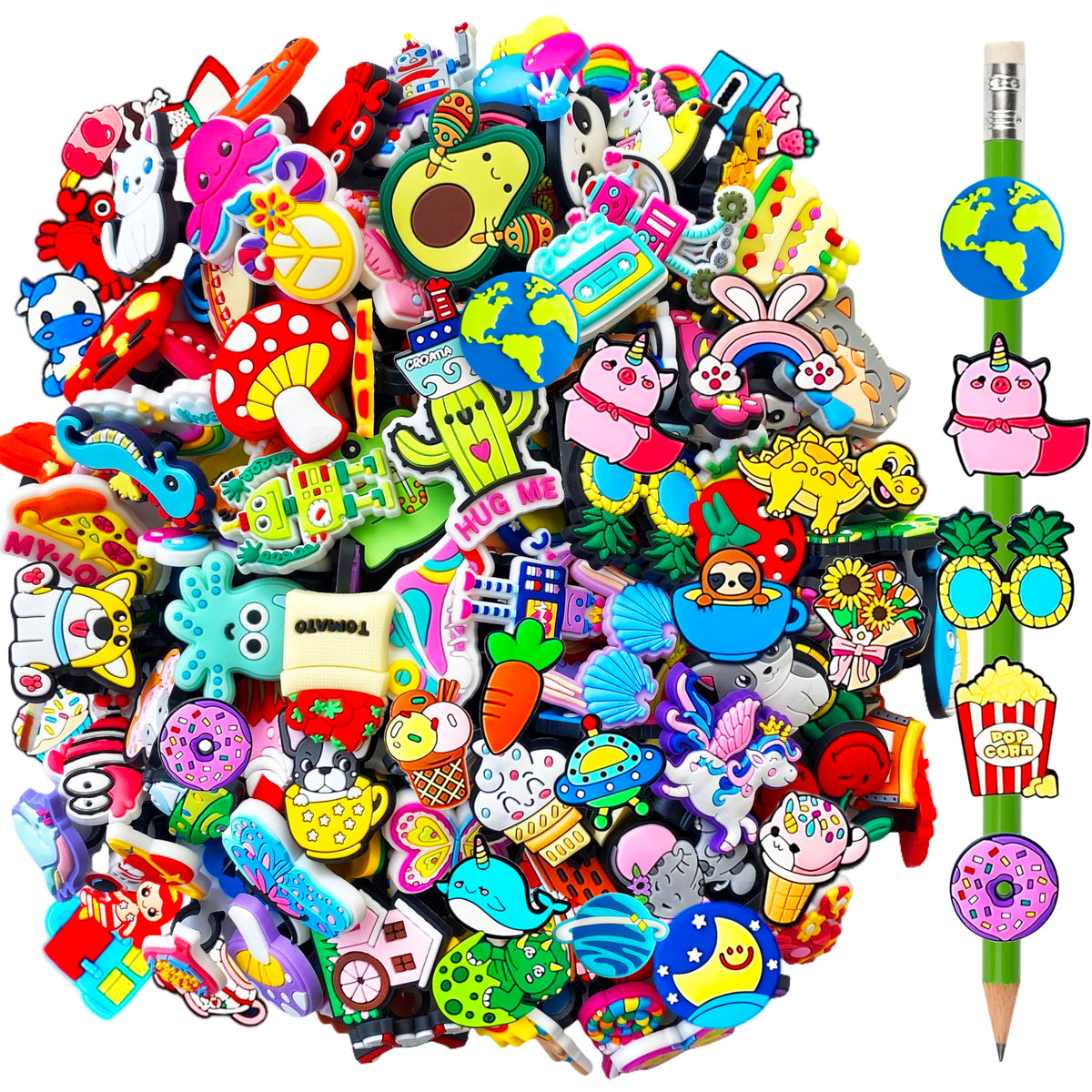 Muiyaneq cute pencil topper animal set adds playful charm to pencils for classroom use