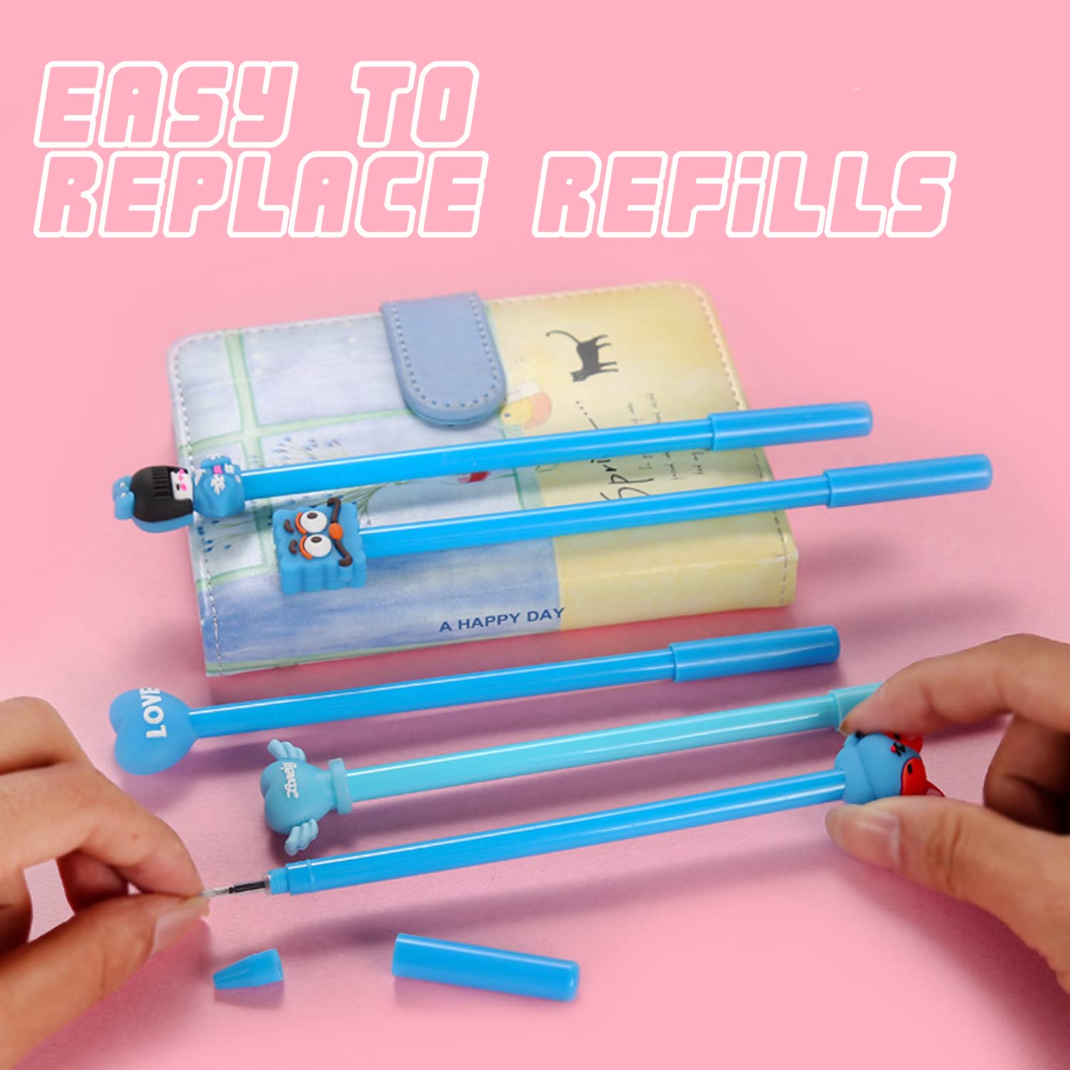 Muiyaneq daily-use cartoon pen set for writing.