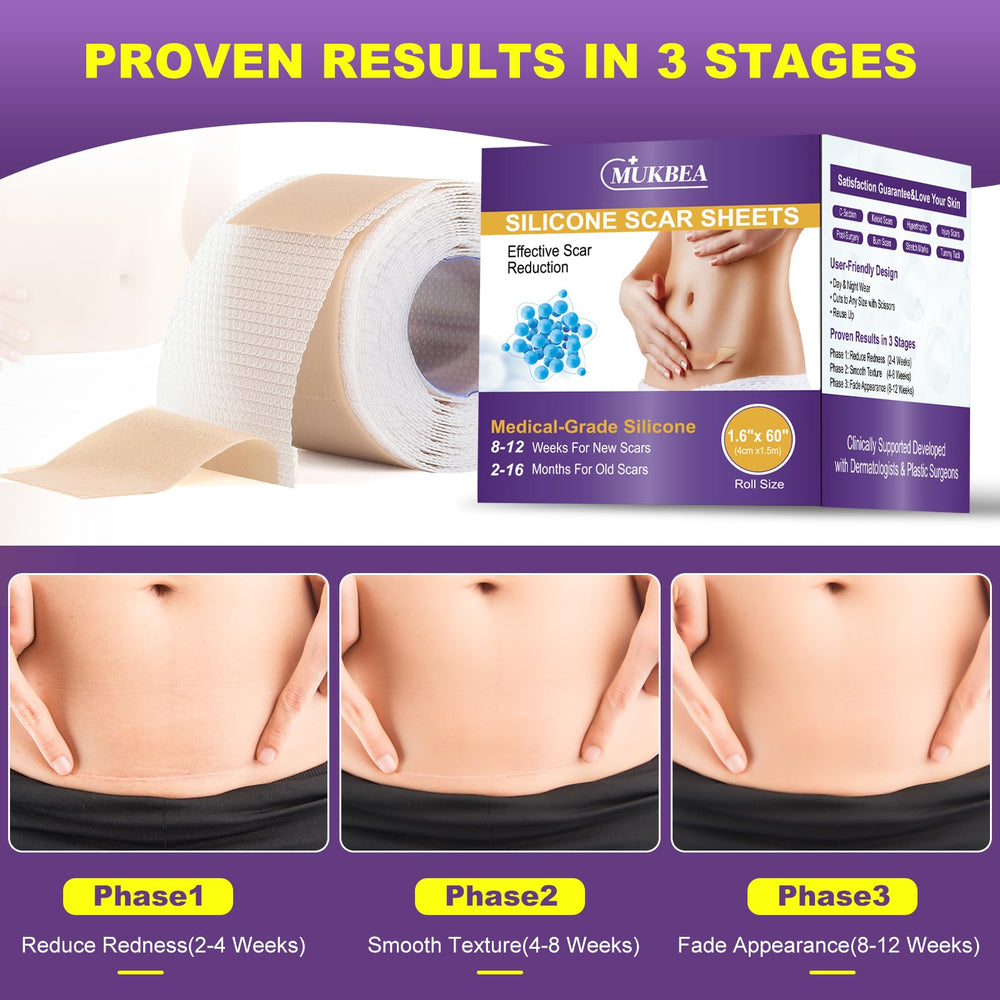 MUKBEA soft breathable silicone film on skin for comfortable wear.