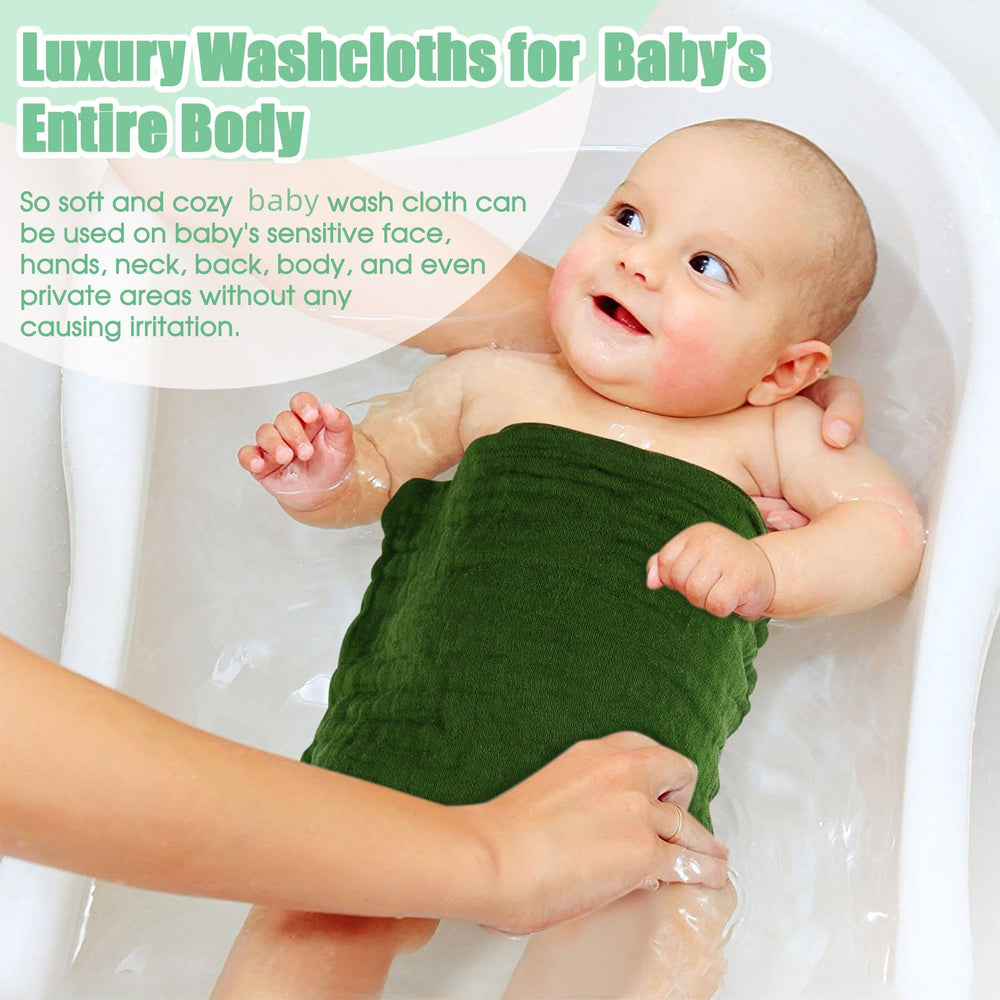 MUKIN soft cotton fibers provide gentle wipes during diaper changes.
