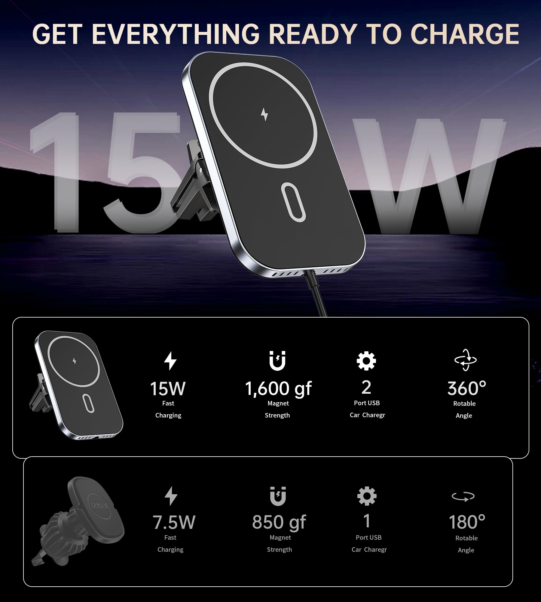 Mukiya 360 rotation view enables easy, one-handed adjustments.