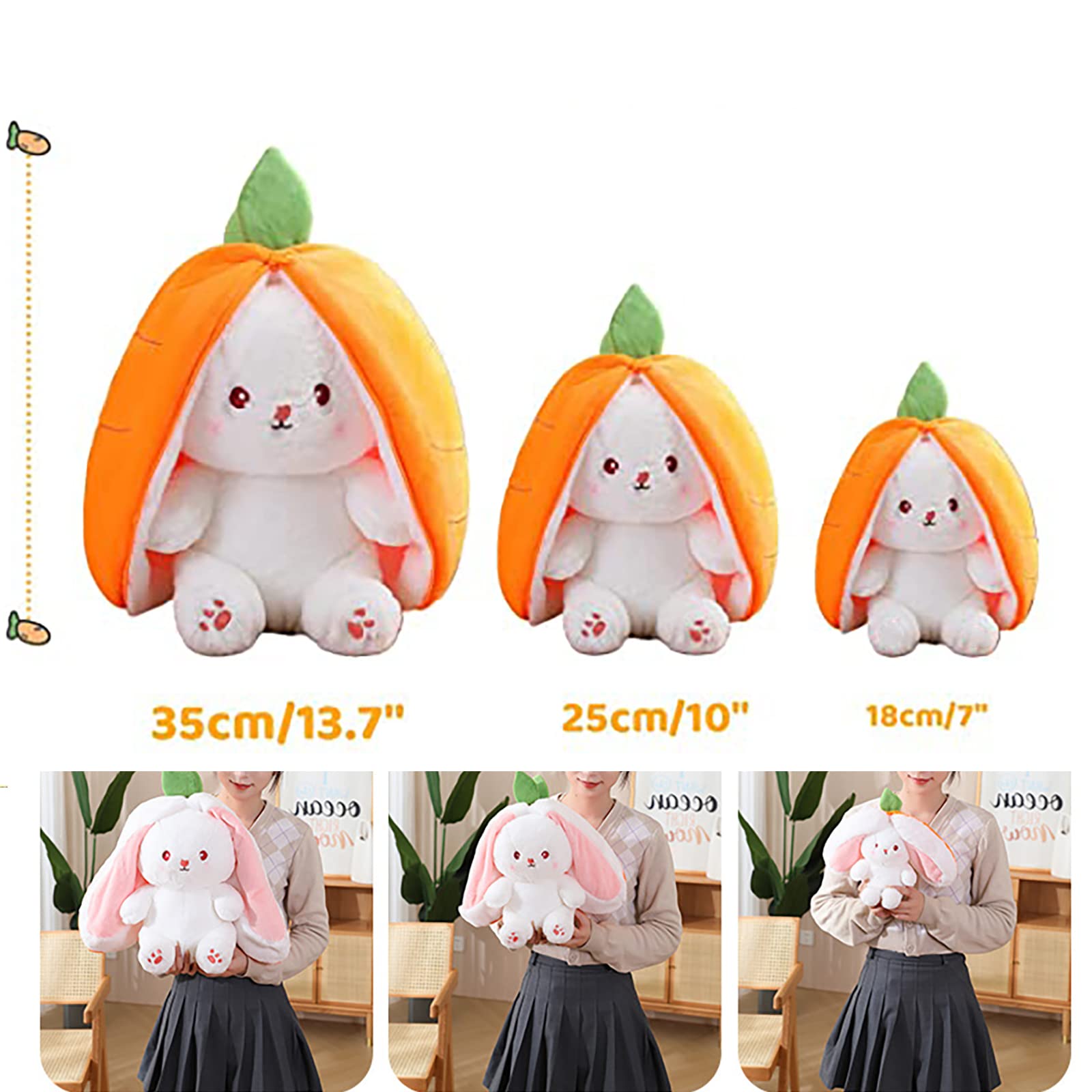 Mukorolee 10-inch and 13.8-inch plush cushions for cozy seating.