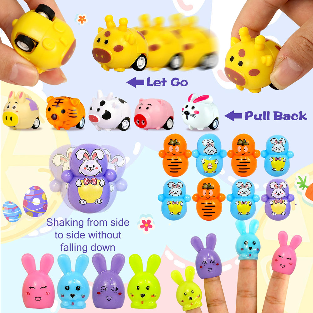 MUKOSEL pull-back-cars Easter filler: fast mini cars for surprise eggs
