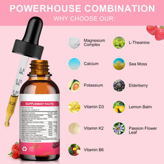 Mulittea Magnesium Glycinate Liquid drops are easy to mix into drinks for busy days.