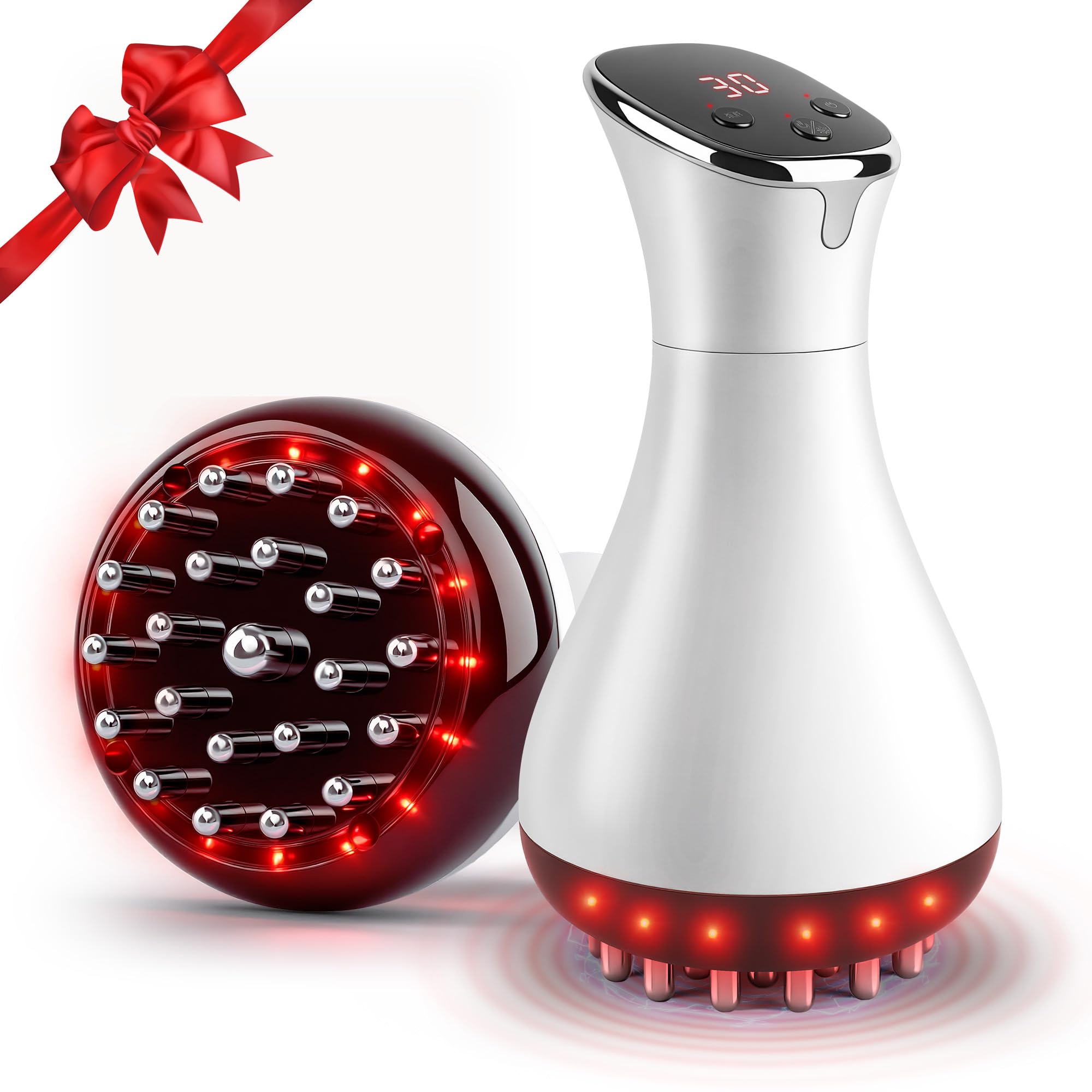 Multford rechargeable lymphatic drainage massager compact design for convenient home use.