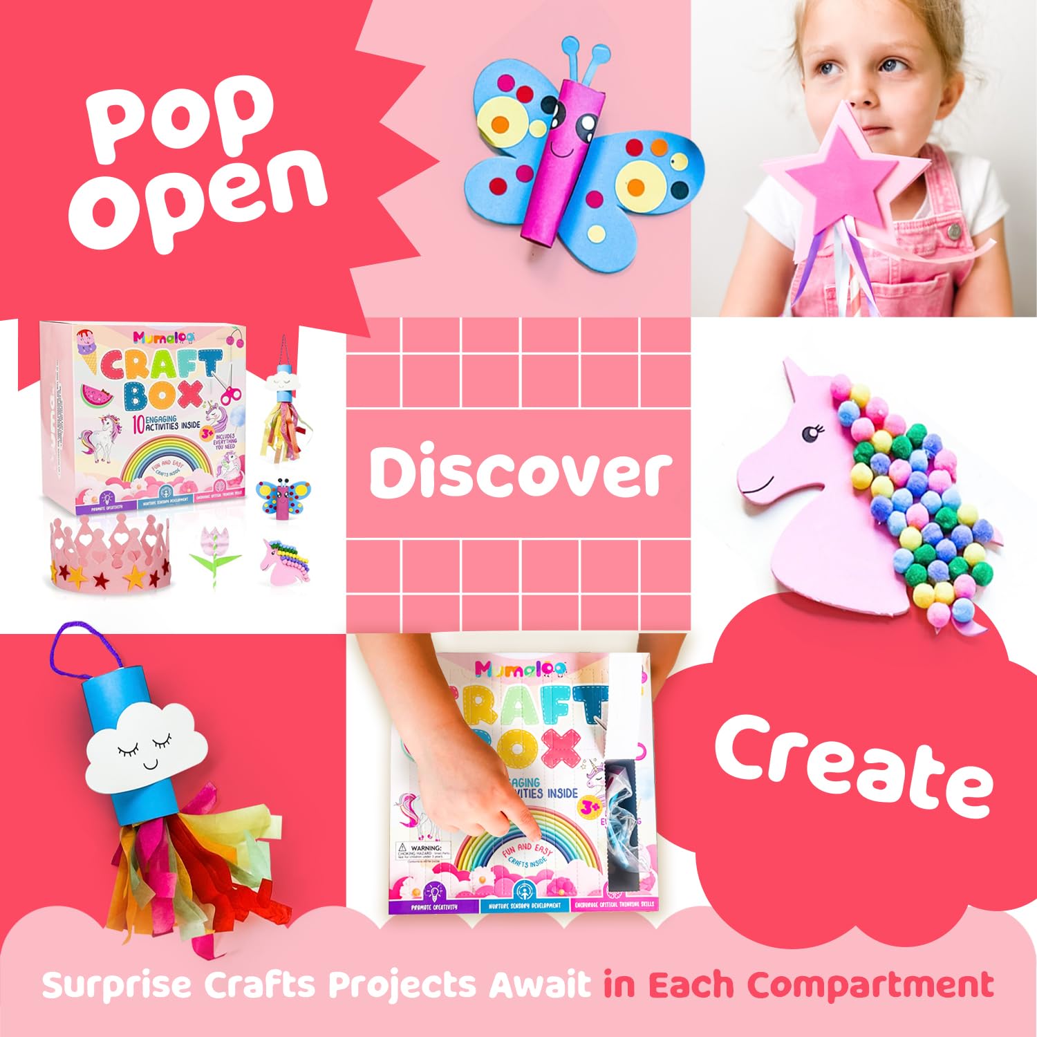 Mumaloo Unicorn Project 1 highlights bright colors and simple instructions for kids 4–8.