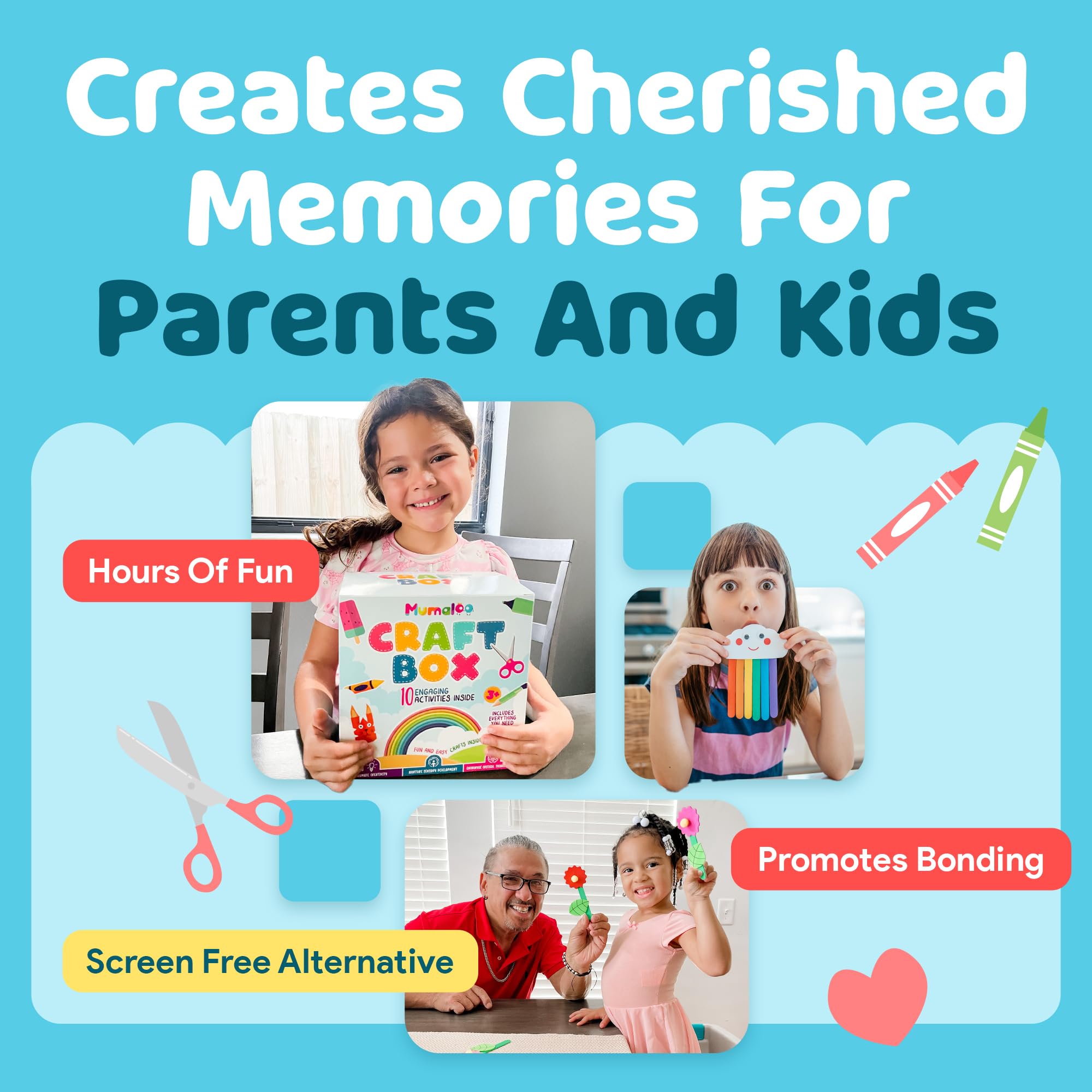 Mumaloo Craft Box promotes relaxed crafting sessions for families and solo play.