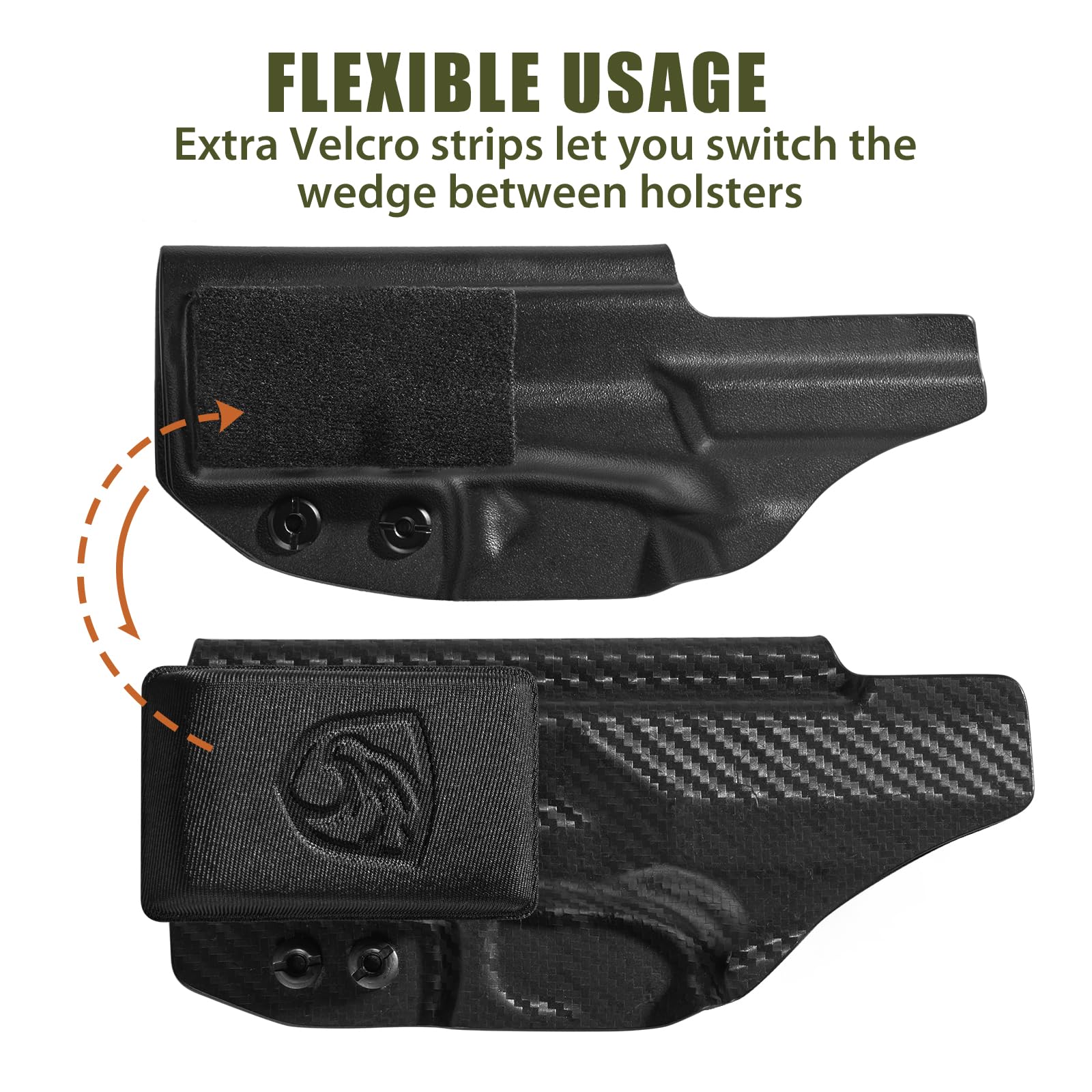 Munalo wedge kit wrapped in stretch jersey adds durability and smooth wear.