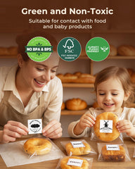 MUNBYN clear, durable printing on white labels