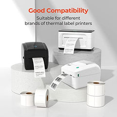 Munbyn direct thermal printer setup with 2x1in labels for easy shipping labeling.