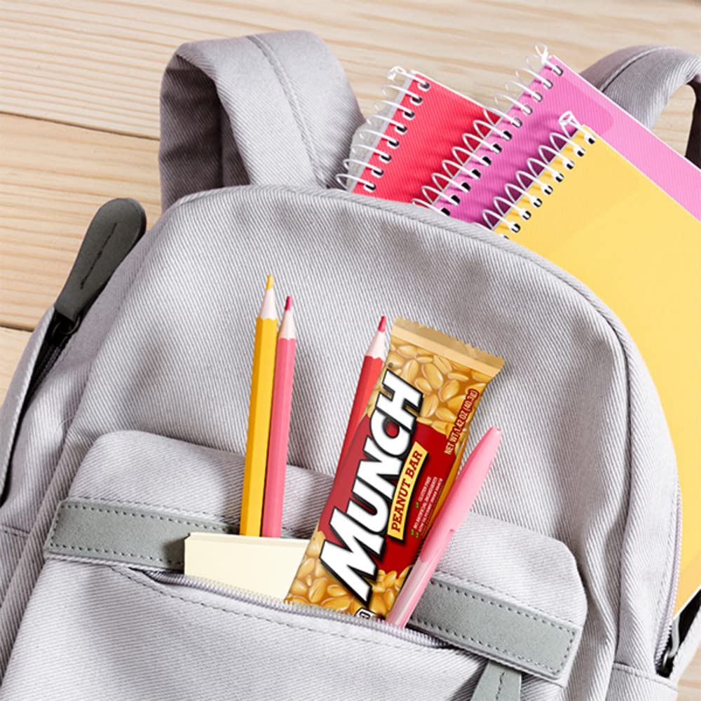 MUNCH Peanut Bar low glycemic option to pair with a balanced day.
