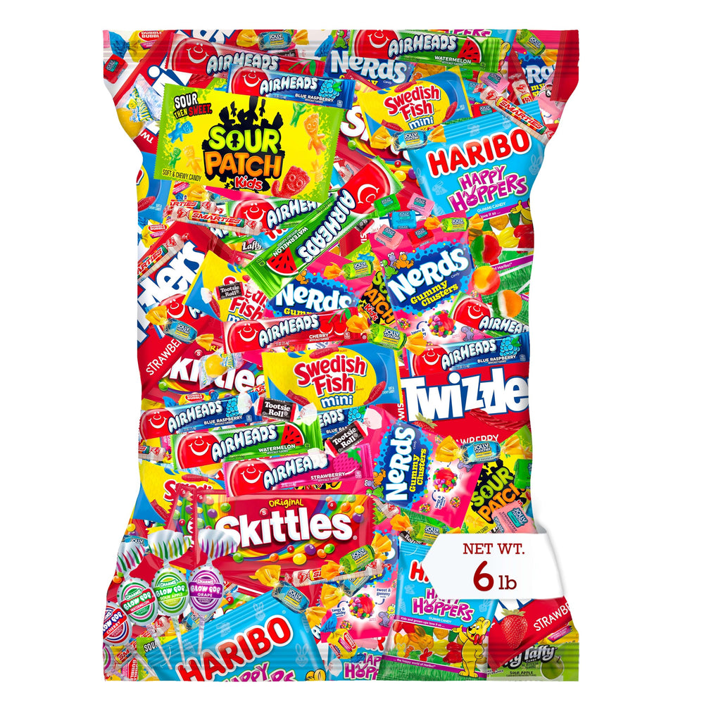 Munchbox bulk candy variety pack 6lb, easy to share at parties and pinatas