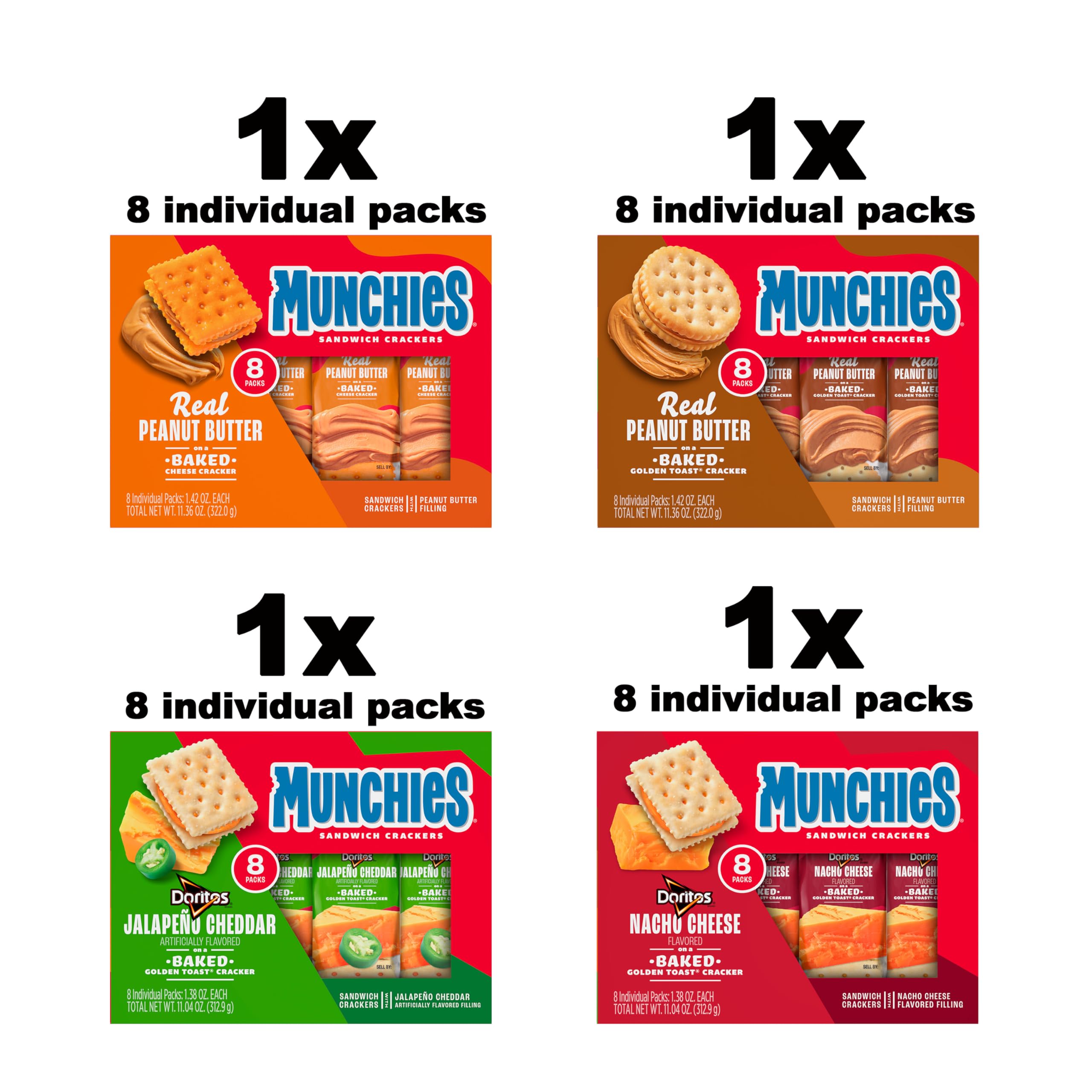 Munchies Toast Peanut Butter sleeve offers a crunchy bite.