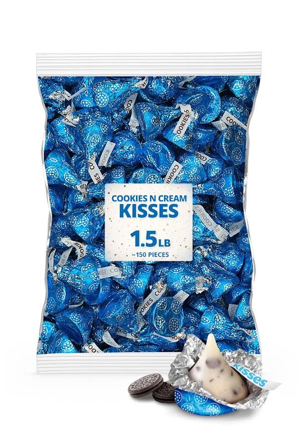 Munchique Cookies & Cream Kisses ideal for party favors and gifting.