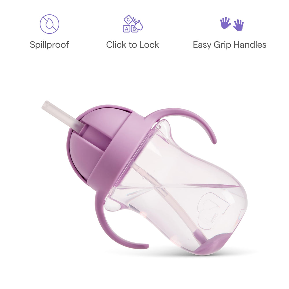 Munchkin Any Angle easy-grip handles designed for little hands.