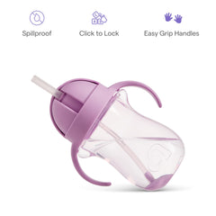 Munchkin Any Angle easy-grip handles designed for little hands.