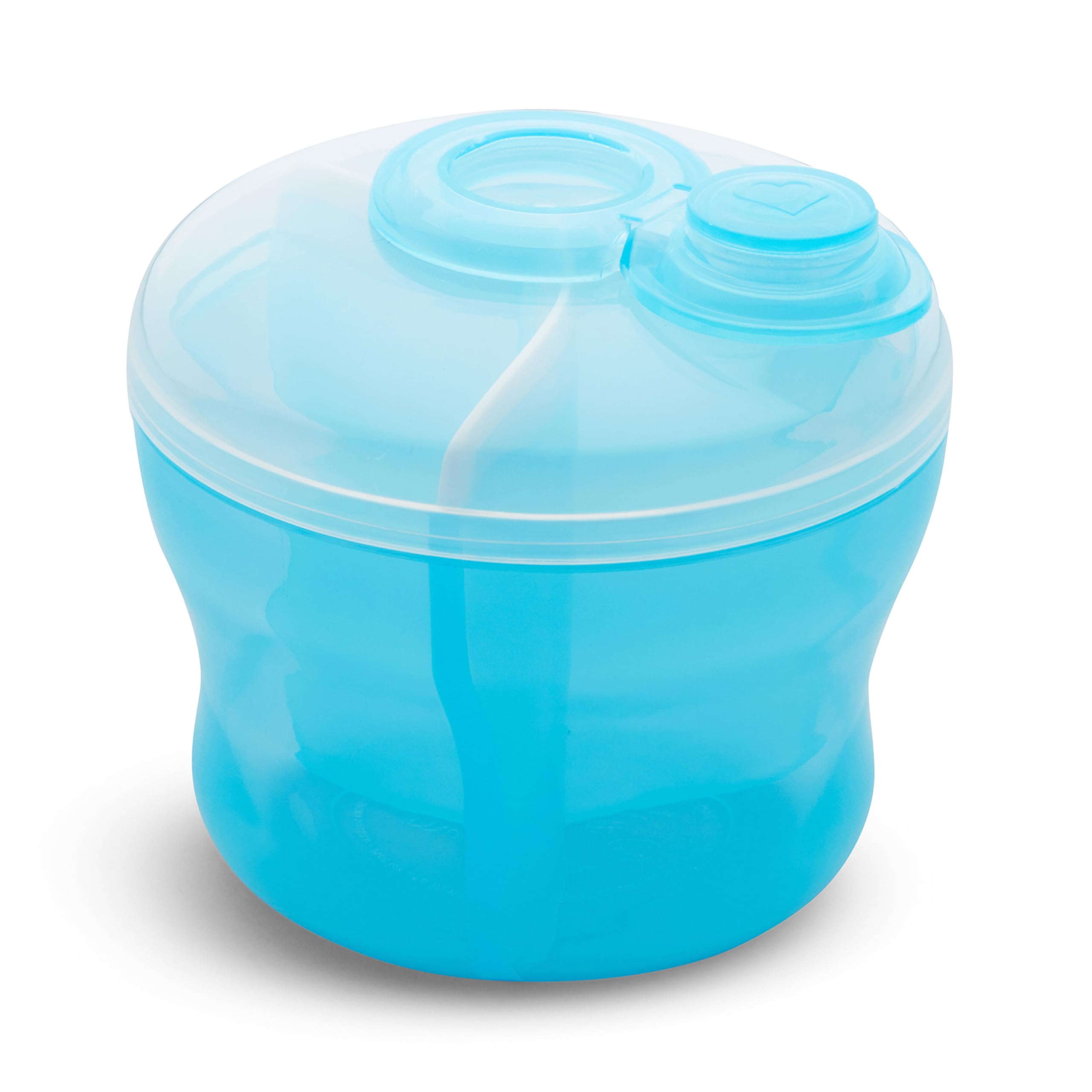 Munchkin Formula Dispenser with three sections keeps pre-measured formula ready for on-the-go feeding