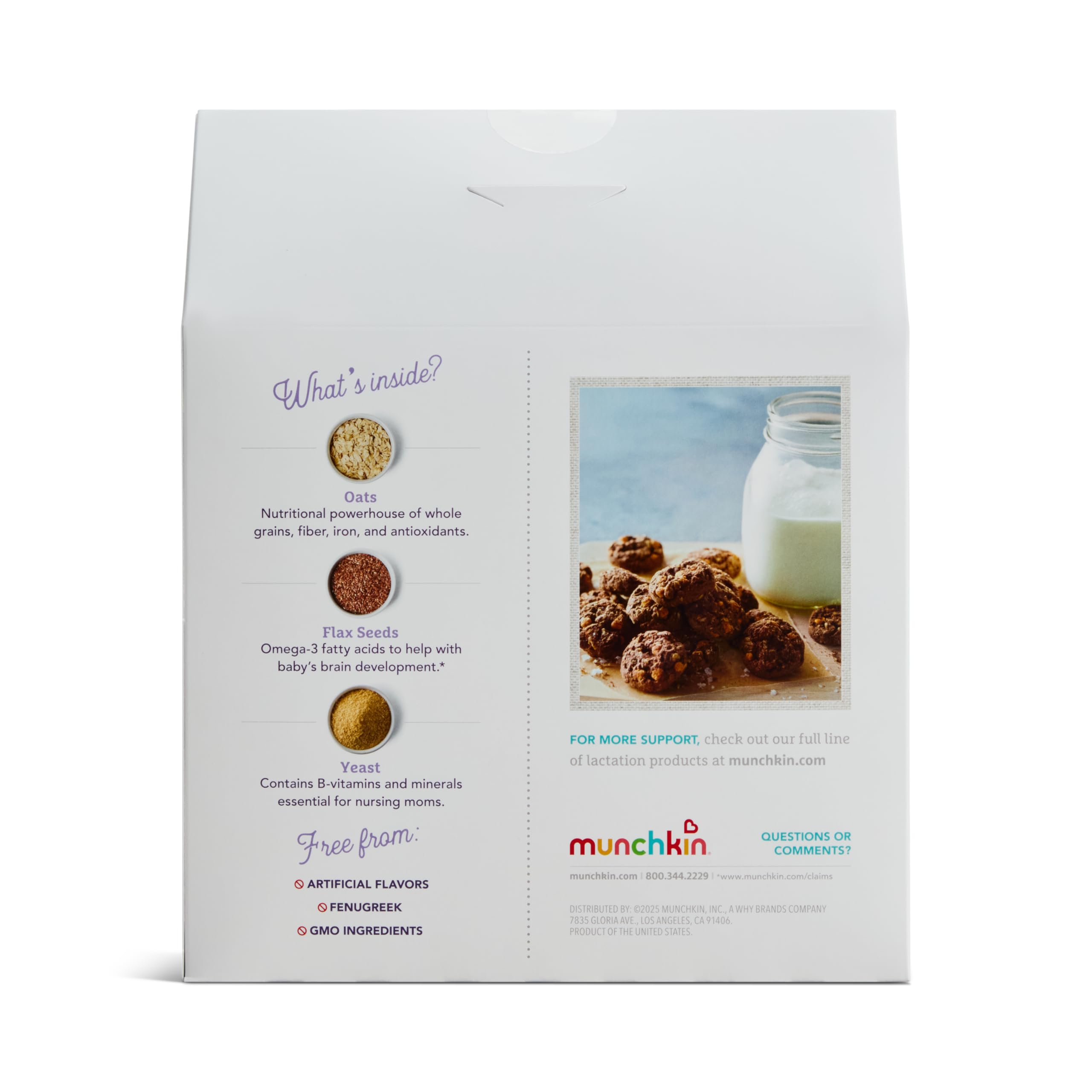 Munchkin Milkmakers morning snack idea with chocolate salted caramel bites