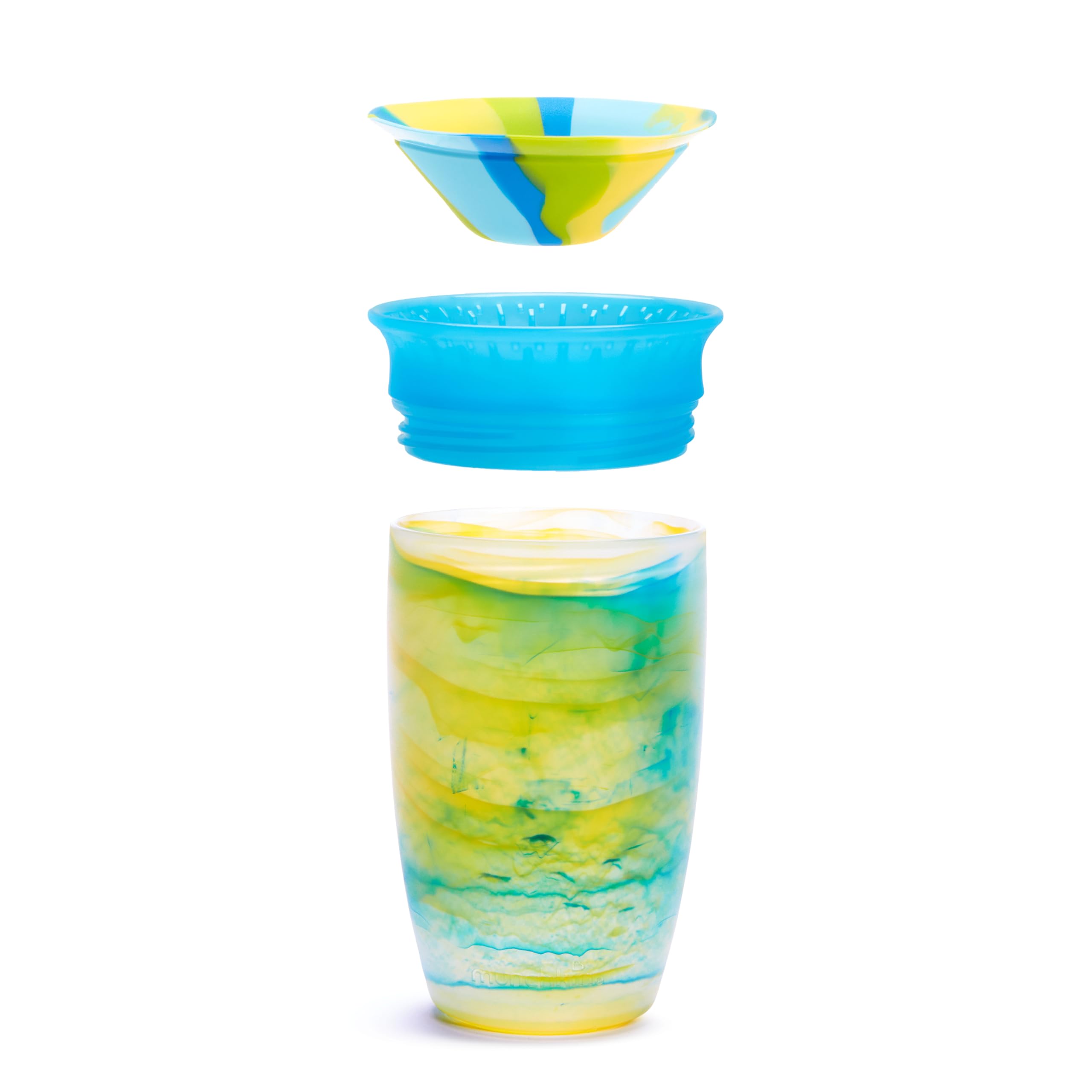 Munchkin Miracle 360 spoutless design highlights dentist-recommended sipping