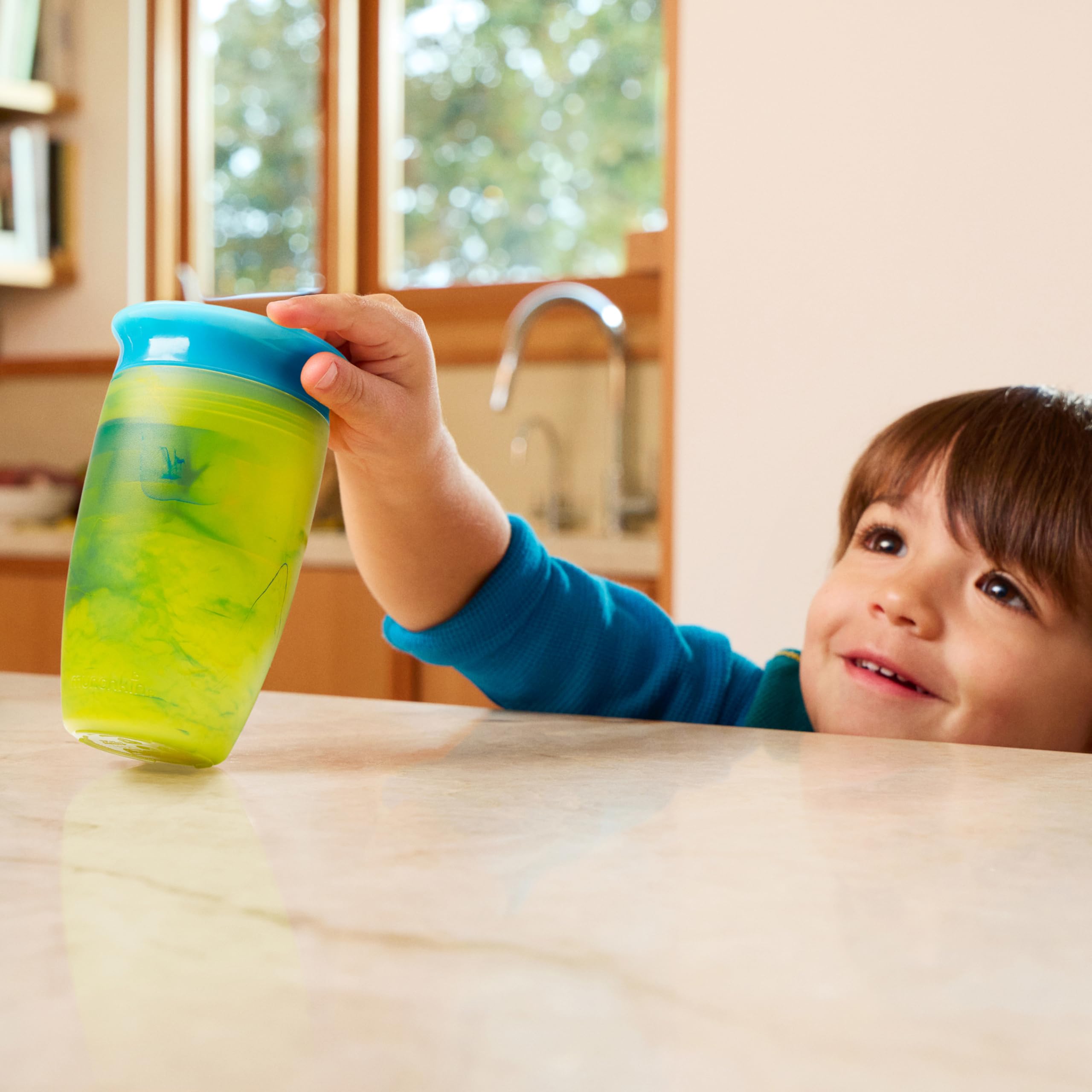 Munchkin Miracle 360 easy-clean design supports quick cleaning