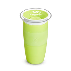 Munchkin Miracle 360 cup 360-edge design enabling drinking from any side.