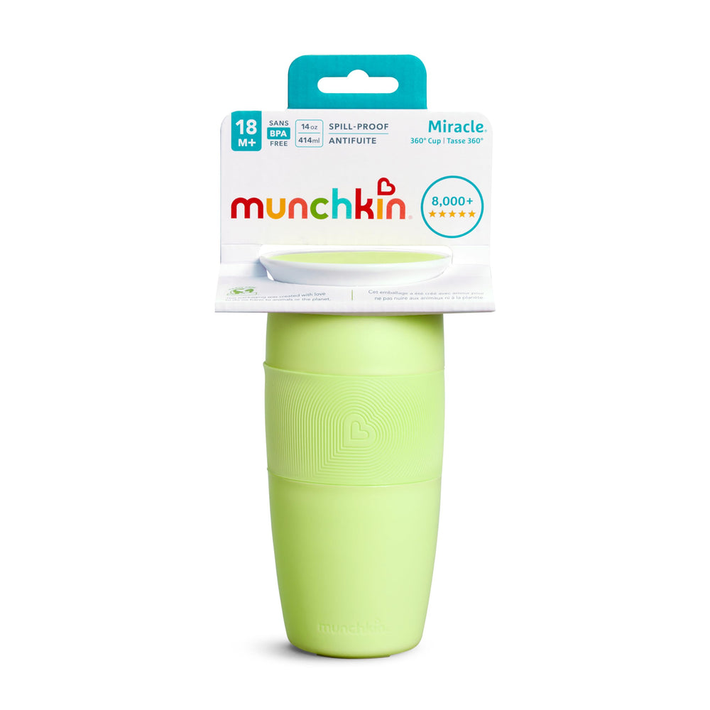 Munchkin Miracle 360 ideal for toddlers during breakfast at home.