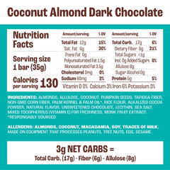 Munk Pack keto-friendly bar highlights 3g net carbs for mindful snacking
