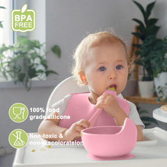 Munlinder suction plate helps keep foods in place during meals