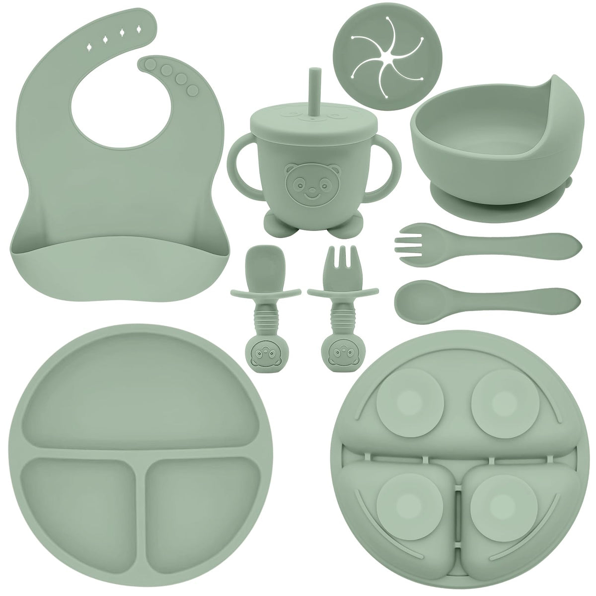 Munlinder suction bowls in action, helping tidy mealtime and reduce spills.