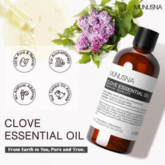Munusna Clove Oil dropper bottle ready for precise dilution