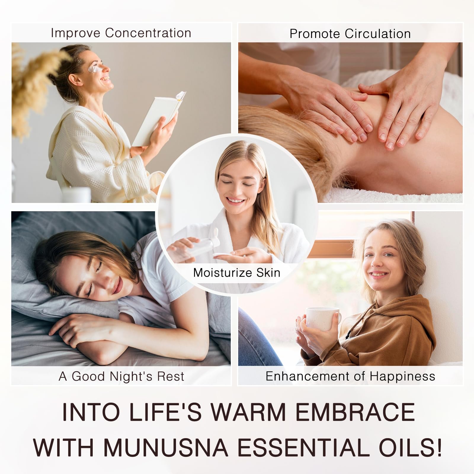 Amber glass bottle by MUNUSNA protects vanilla fragrance from light.