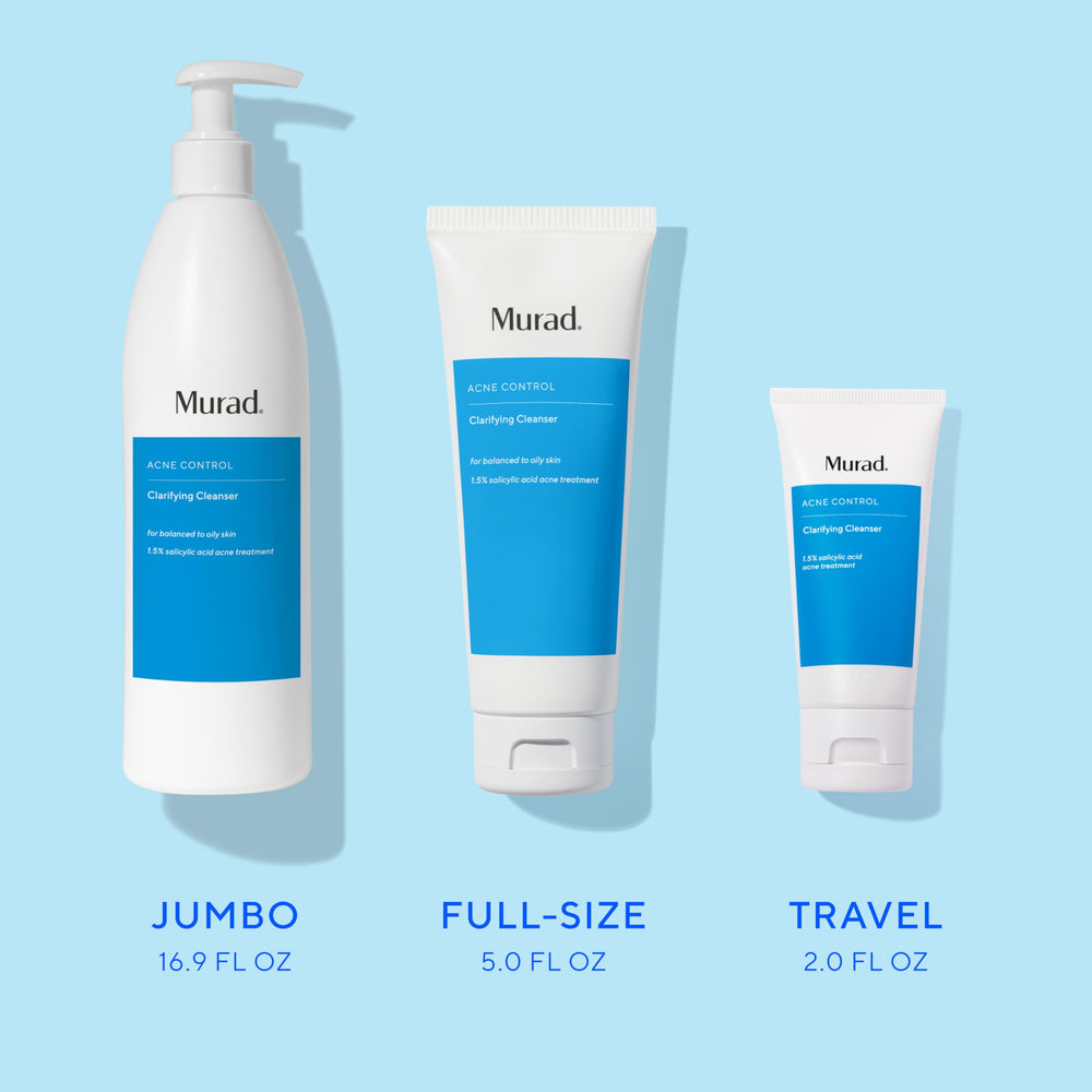 Murad Acne Control Clarifying Cleanser after-use glow and refreshed feeling