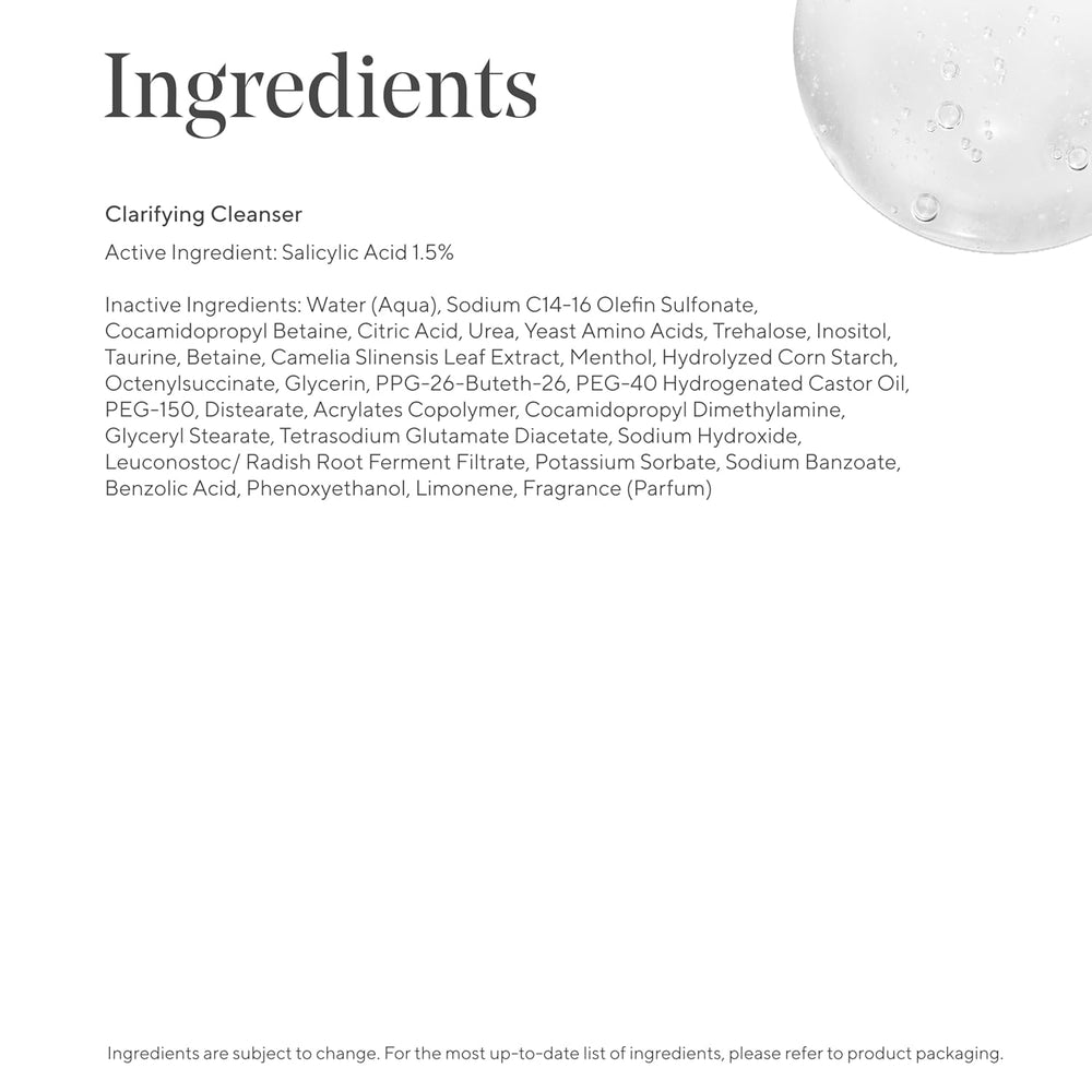 Murad Acne Control Clarifying Cleanser daily-use bottle on vanity