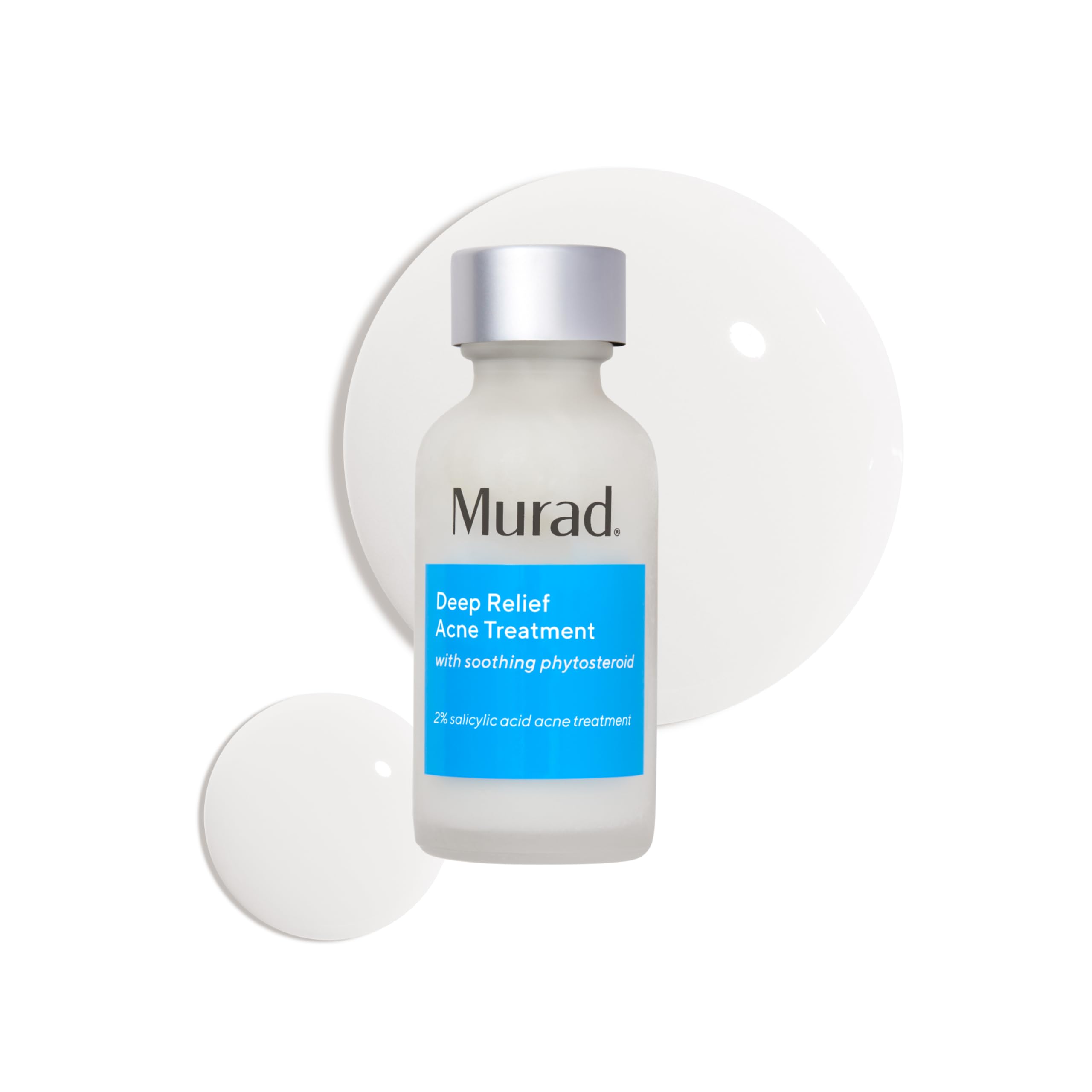 Murad Deep Relief bottle shown for targeted deep acne spot care