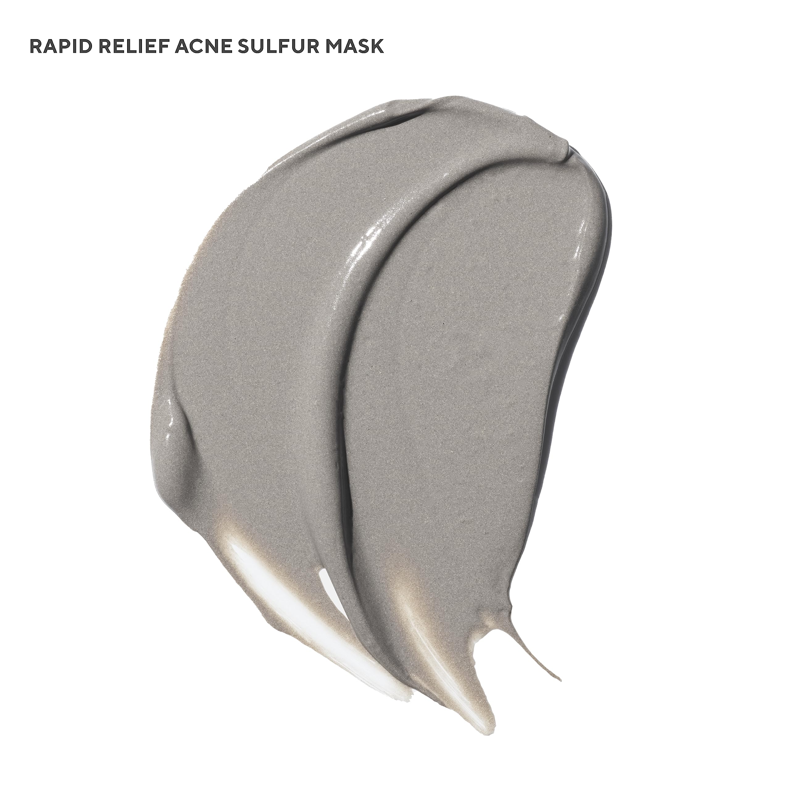 Murad Rapid Relief Acne Sulfur Mask texture close-up shows silky clay.