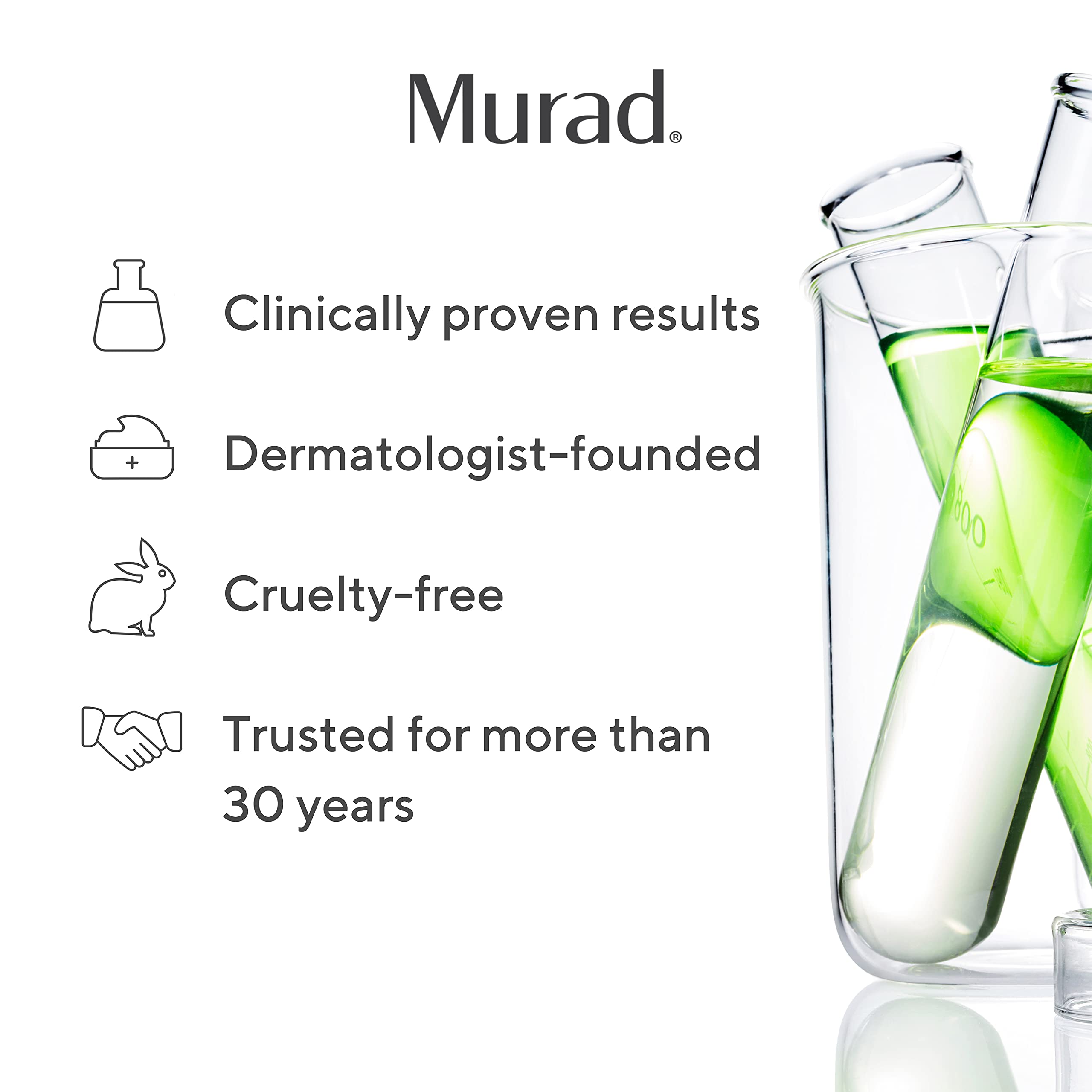 Murad pad in a clean bathroom setting illustrating daily skincare flow.