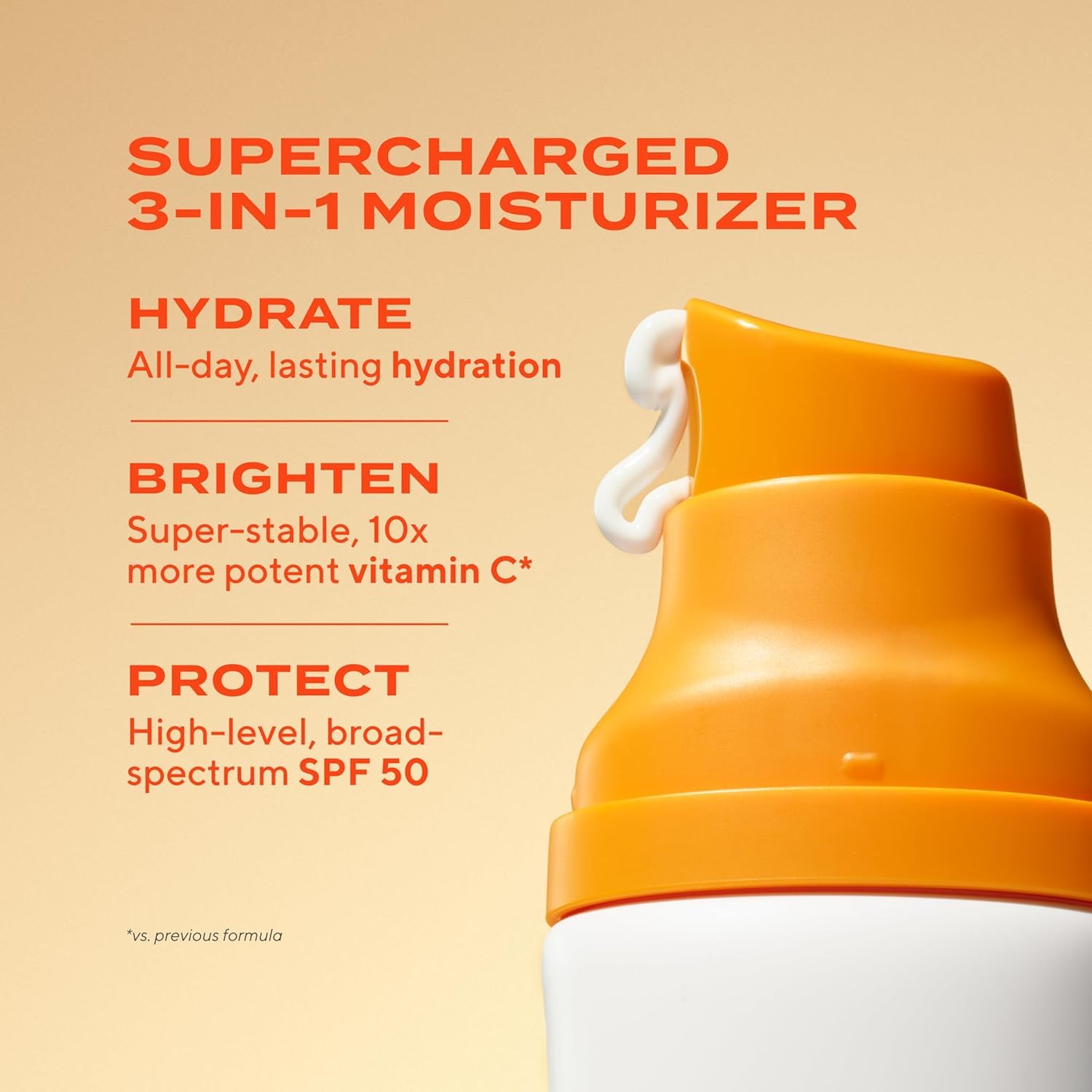 Close-up of Murad moisturizer texture showing lightweight, non-greasy finish