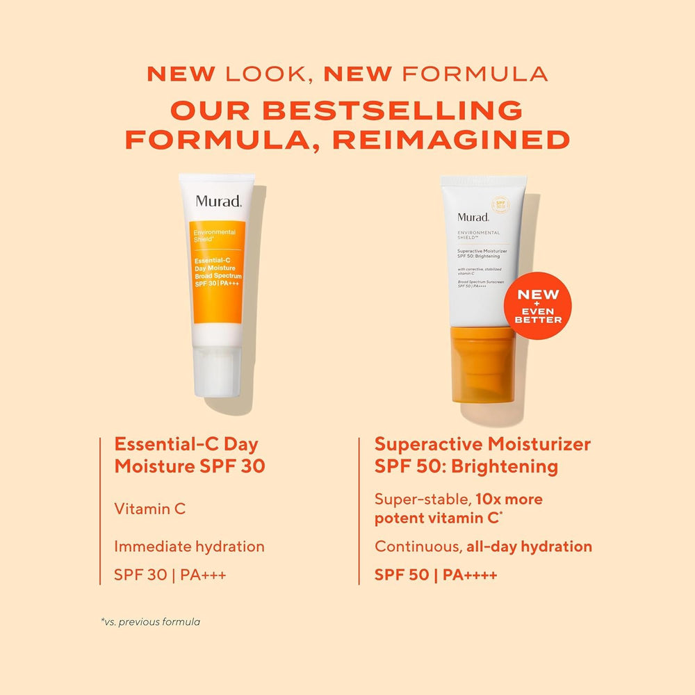 Murad moisturizer layered under makeup with no white cast