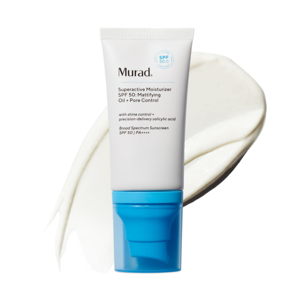Murad Superactive Mattifying Oil bottle demonstrating all-day shine control