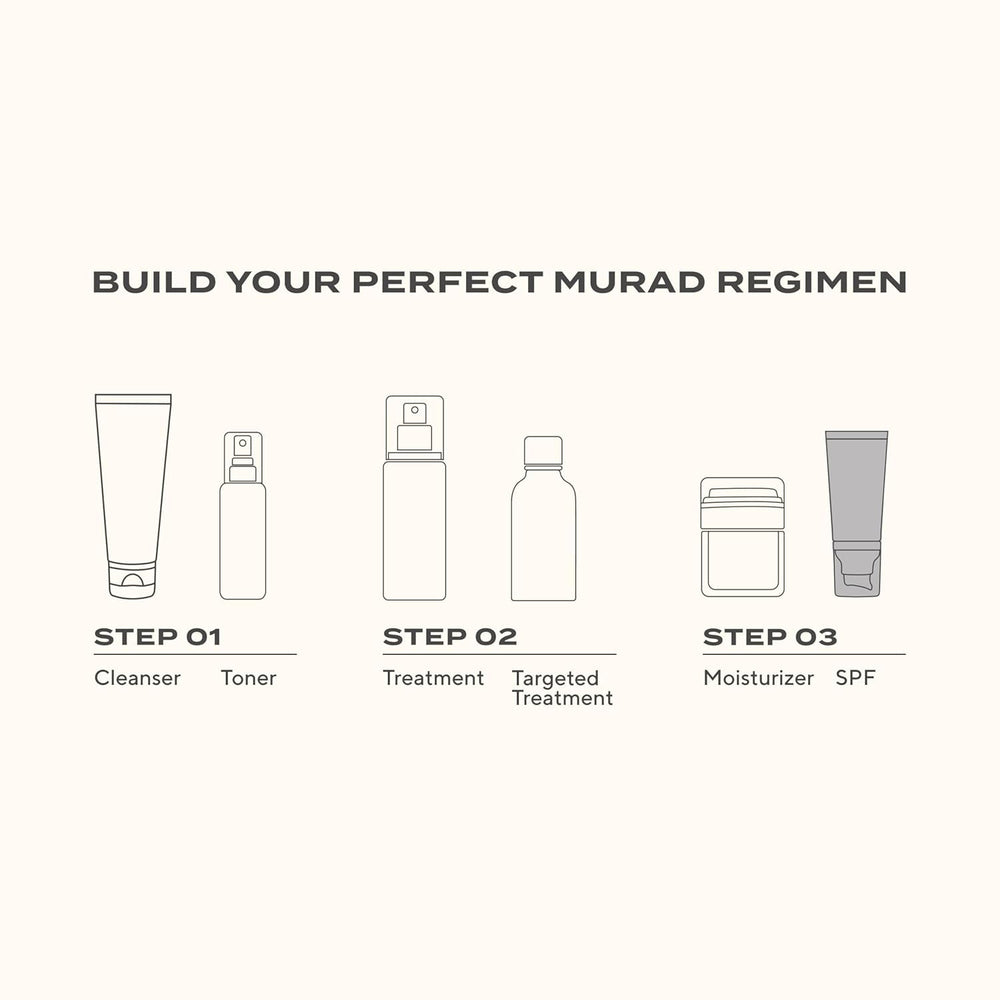 Travel-friendly Murad bottle 1.7 oz for on-the-go use