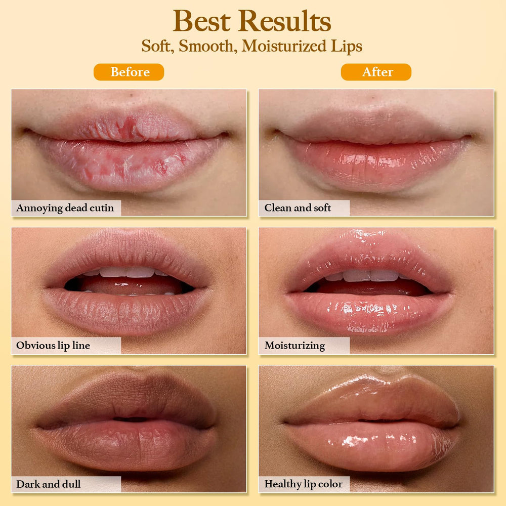 MUREND turmeric lip balm hydrating dry lips for a soft feel