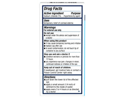 Muro 128 packaging box with clear dosage guidance