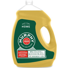 Murphy Oil Soap Wood Floor Cleaner bottle pour for versatile cleaning of wood and other surfaces.