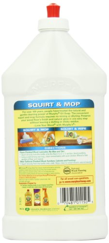 Murphy Oil Soap Squirt & Mop dispense action shows convenient cleaning