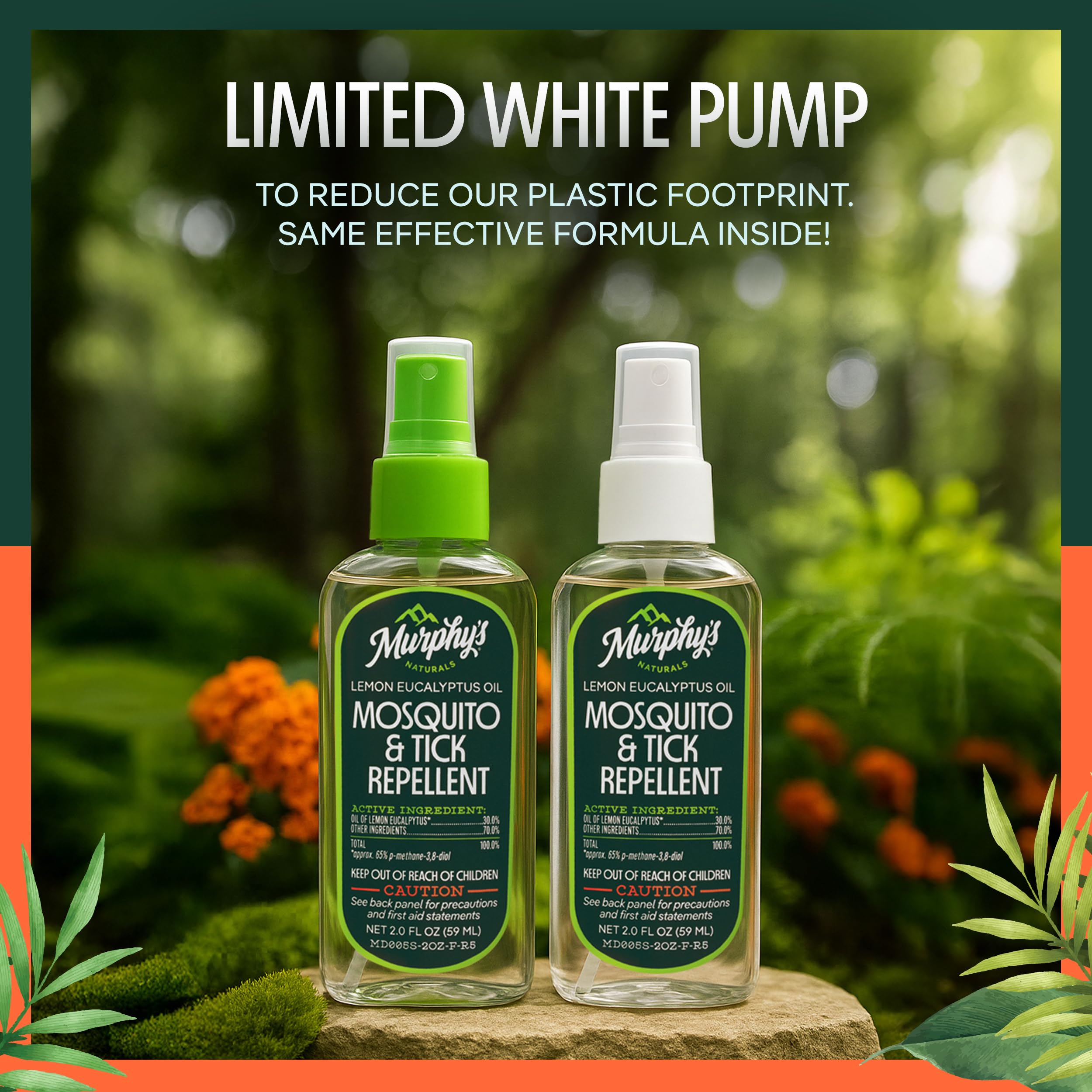 Murphy's Naturals lemon-eucalyptus scent; lightweight spray ideal for travel.