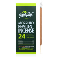 Murphy's Naturals mosquito repellent incense stick for outdoor yard with extended coverage.
