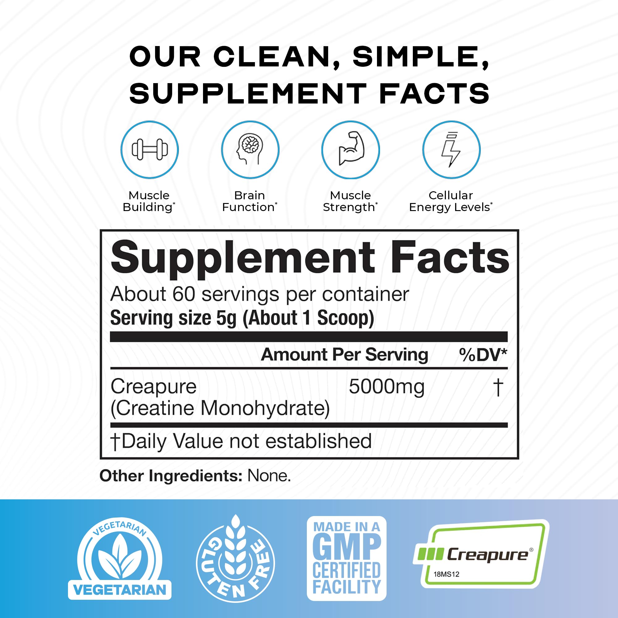 Muscle Feast Creapure creatine dissolving in water demonstrates easy mixing